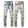 PURPLESS Märke jeans 2024 Spring Designer Mens denim Byxor Fashion Pants Straight Design Retro Streetwear Casual Sweatpants Bjehs