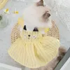 Abbigliamento per cani, vestito operato, grazioso costume estivo per gatti, traspirante, a due gambe, accessori per animali domestici