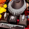 Necklace Earrings Set GODKI UAE Luxury Saudi Arabic Jewelry For Women Wedding Party Zircon Crystal Dubai Bridal Gift 2024