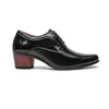 HBP Non-Brand New Design Men Heel Formal Office Shoes Lace Up Point Toe Patent Leather Dress Shoes for Men