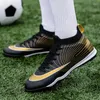 American Football Shoes Professional Unisex Soccer Long Spikes Ankle Boots Outdoor Grass Cleats 30-44#