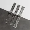 whole stainless steel watch band for fit brestrap 20mm 22mm 24mm avenger navitimer superocean watchband253C