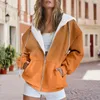 Women's Hoodies Fashion Autumn And Winter Gradient Printing Casual Pocket Womens Pullover Hoodie Full Zip Sweater Up Dress