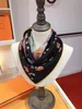 Silk Scarf Headband for Women Fashion waist belt, and headscarf with different colors and combinations on both sides, 70% cashmere and 30% silk. 70X70cm 109771