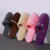 Slippers 1Pair Coral Fleece Men Women El Cotton Slides Home Travel SPA Slipper Hospitality Comfortable Guest Shoes