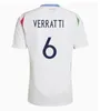 S-XXL 2024 2025 Camisetas de fútbol de Italia SCAMACCA INMOBILE CHIESA camisetas de fútbol JORGINHO BARELLA BASTONI VERRATTI Maglia Italia fans versión del jugador kit para niños adultos