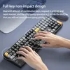 Aigo A108 Gaming Mechanical Keyboard 2.4G Wireless USB Type-c Wired Yellow Switch 110 Key Swap Rechargeable Gamer Keyboard 240304