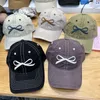 Fashion 2023 Baseball Cap Designerball Caps Korean Ins Bow for Women in 2024 Spring and Summer Sweet Cute Sunscreen Hip-hop Mens Hats