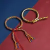 Charm Bracelets Tibetan Style Hand Rubbing Cotton Bracelet DIY Hand-Woven God Of Wealth Ga Wu Box Men's And Women's Rope Ornament Dropship