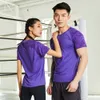 Summer Suit Sports T-Shirt Unisex Üstü Koşu Eğitimi Kısa Kollu Hızlı Kurutma ve Nefes Alabilir Giysiler 30ID