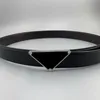 3 5cm Designers Belt Luxurys high quality men's leather belt with printed PRa letters women's belts fashion buckle305B