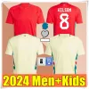 2024 Maglia da calcio gallese JAMES BALE 24 25 Maglia da calcio gallese JOHNSON N.WILLIAMS RODON T.ROBERTS CABANGO LEVITT MOORE THOMAS Maglia da uomo per bambini