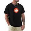 Polos masculinos Humor Moda Camiseta Reddit Logo Camiseta Camisas pretas Roupas em branco para homens