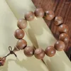 Strand Sandalwood Bracelet Black Meat Submerged Grade 1.8 Cultural And Amusement Wooden Buddha Bead