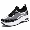 Mesh-Sportschuhe mit dicker Sohle, runder Zehenbereich, erhöhte dicke Sohle, Sportschuhe, bequem und atmungsaktiv, vielseitig einsetzbar, lässige Outdoor-Schuhe, Größe 36–41