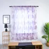 Curtain Barley Curtains Trees Sheer Tulle Window Voile Drape Fabric Heavy Weight Shower Liner And