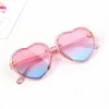 2024 Kids Love Heart Crystal Solglasögon Ins Girls Bees UV Protection Sun Glasses Fashion Kids Beach Solglasögon A5701 Bästa kvalitet