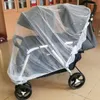 Barnvagnsdelar myggnät insektsnät för dubbla barnvagnen pram bassinetter sommarsol-skuggtäcke reseutrustning
