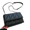 Shoulder Bags Trendy Chain Strap Purse For Women Compact And Durable PU Satchel