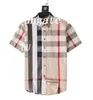 turn Luxurys Desingers Camicie eleganti da uomo ricamo Camicia casual da lavoro Manica a righe slim maschile moda sociale plaid casablanca S-4XL 747467767