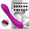 Masturbateur érotique féminin bâton de vibrateur féminin USB charge AV produits pour adultes massage jouets sexuels 240312