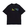 مصمم الرجال T Shirt Mens Amirir Shirt جودة عالية رسالة مطبوعة قصيرة مصمم الأكمام مصمم Tshirt