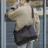 hommes sacs à bandoulière 2 couleurs sports de plein air fitness imperméable en cuir loisirs voyage sac ceinture décoration mode sac à dos grande capacité marron sac à main 501 #