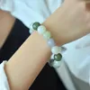 Strand Hetian Jade Qinghai Material High Duobao Bracelet 1738#
