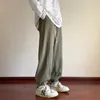 Men's Pants Baggy Cargo For Men Black Gray Straight Trousers Y2K Japan Oversized Overweight Sweatpants