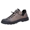 HBP Non-Brand Scarpe da ginnastica da uomo stile trekking, comode scarpe da ginnastica casual impermeabili in microfibra primaverili ed estive