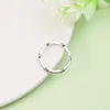 Pierścienie klastrowe w 925 srebrnym pierścieniu Srebrnym Pierścieniu promieniowanie błyszczącego serca dla kobiet palcem ślubnym oryginalna biżuteria femme