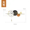 Wanduhren Minimalismus Nordic Uhr Hängen Luxus Stillen Hause Licht Mode Eisen Kunst Reloj Pared Decorativo Raum Dekoration