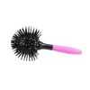 1~10PCS 3D Round Hair Comb Hair Brush Salon Styling 360 Degree Ball Hairdressing Tools Detangling Hair Brush Heat Resistant 240314