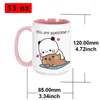 Tasses Mignon Saint Valentin Cadeau Café Thé Tasse Pour Petit Ami 15oz Grande Capacité Tasse En Céramique Bureau À Domicile Eau Jus Anniversaire