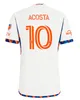 2024 FC Cincinnati Voetbalshirts Kids Kit Man 23/24 Voetbalshirt Thuis Blauw Uit Wit BOUPENDZA ACOSTA ROBINSON MIAZGA BARREAL JERSEY