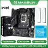 MAXSUN New Challenger B760M с процессором Intel I3 12100F и оперативной памятью DDR4 8G*2 3200 МГц, материнская плата, комбинированный компьютерный комплект DP*2 LGA1700