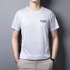 Abbigliamento a maniche corte ad asciugatura rapida T-shirt da uomo Girocollo Corsa estiva Tempo libero Ghiaccio sottile Traspirante Allenamento sportivo 4sfq