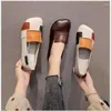 Buty swobodne retro kobiety oryginalne skórzane mokasyny ręcznie robione patchwork damskie balet balet płaski żeńskie jesienne mokasyny balerina