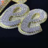 Lifeng Fashion Jewelry Pass Diamond Test Hip Hop Sterling Silber Buchstabe Charm Design VVS Moissanit Anhänger