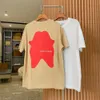 メンズTシャツデザイナーTシャツピュアコットンモンスターパターンラウンドネックトップトップラグジュアリー短袖シャツルーズホースフェリー弾丸プリント短袖Tシャツ1605