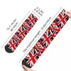 Meias masculinas Union Jack Britânico Inglaterra Reino Unido Bandeira Masculino Mens Mulheres Primavera Meias Hip Hop