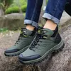 Fitnessschoenen Waterdicht Militaire man Tactische laarzen Winter Warm Pluche Buiten Antislip Wandelen Heren enkel Wandelen Maat 47 Sneakers Heren