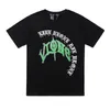 Vlone T-Shirt Big "V" Tshirt Men / Women's Fashions Trend High Street Hip-Hip-Hip-Hip-Hip100 ٪ Cotton Printed Round Deter Diert US Size S-XL 1570