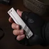 Składany nóż Balisong Balisong D2 Blade CNC aluminium aluminium obsługi Rękania Radish Tactical Pocket Noży BM42 EDC