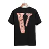 Vlone T-shirt Big "V" Tshirt Men's / Women's Couples Casual Fashion Trend High Street Loose Hip-Hop100% Cotton Printed Round Neck Shirt US Size S-XL 1573