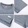 Lu Align Align Lu Lemon Dry 2023クイックサマーブラックショートスリーブTシャツThe Men Gym Sports Runing Loose Tee Tee Tops High Ee Ops 2024