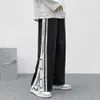 Half Breasted for Men's Instagram Trend Spring and Autumn Straight Tube Loose Oversized Wide Leg Sports Pants, American Basketball Pants