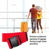 Sacs de rangement sangle de bagage réglable valise de voyage ceinture chariot boîte emballage de sécurité rouge