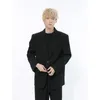 Costumes pour hommes SYUHGFA vestes de costume coréen Streetwear mode couleur unie col rabattu poches hommes Blazers décontracté printemps 2024