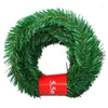 Dekorative Blumen 5,5 m DIY künstliches Rattan für Zuhause Weihnachtsdekoration Ranken Dekorationen Weihnachtsbaum Ornamente Jahr Outdoor Indoor